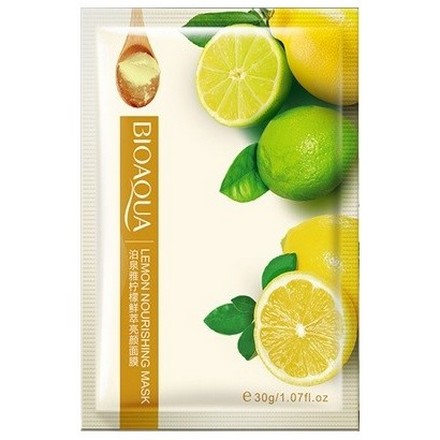 

Набор, Bioaqua, Маска для лица Lemon Nourishing, 30 г, 4 шт.