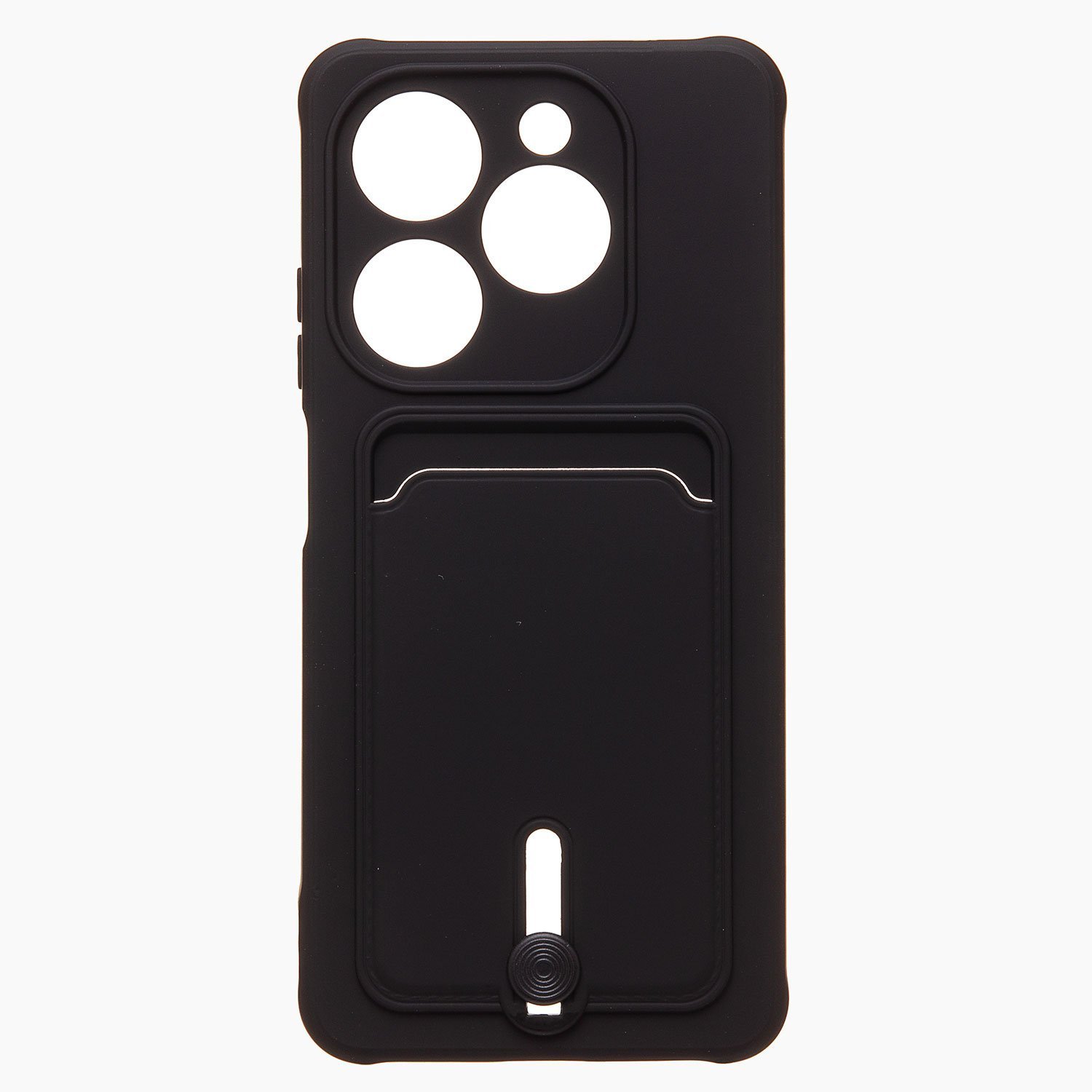 

Чехол Infinix Smart 8 X6525, 8 Pro X6525B, Tecno Spark 20 KJ5, 20C BG7n картхолдер №4, Черный