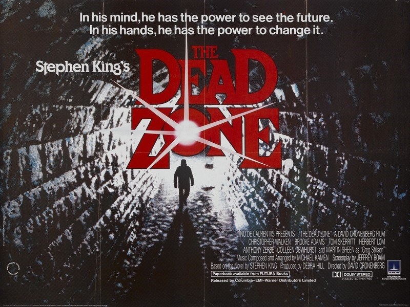 

Постер к фильму "Мертвая зона" (The Dead Zone) Оригинальный 96,5x68,6 см