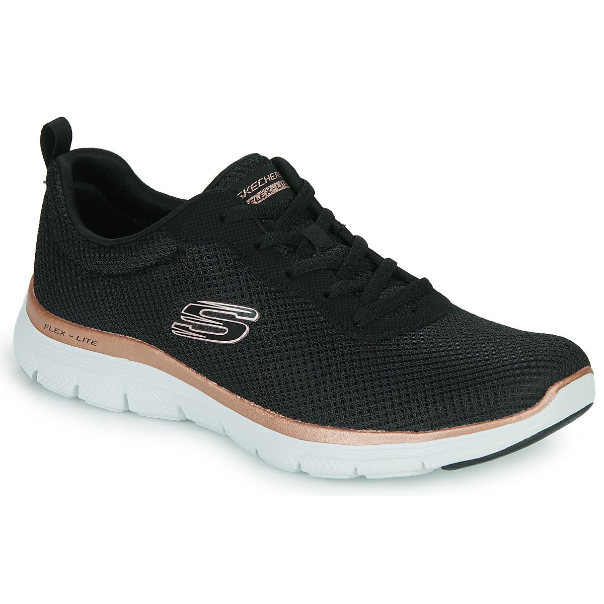 

Кроссовки женские Skechers 22330373 черные 38 EU, Черный, 22330373