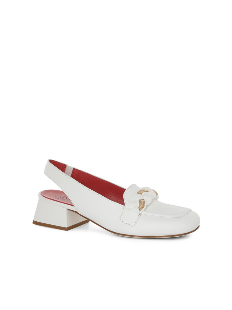 

Туфли женские Pas De Rouge 3951 белые 41 EU, 3951