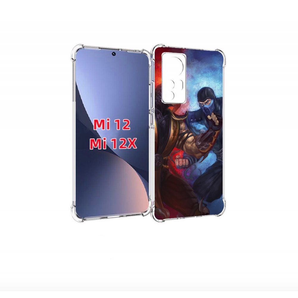 

Чехол бампер MyPads Mortal Kombat art для Xiaomi 12., Прозрачный, Tocco