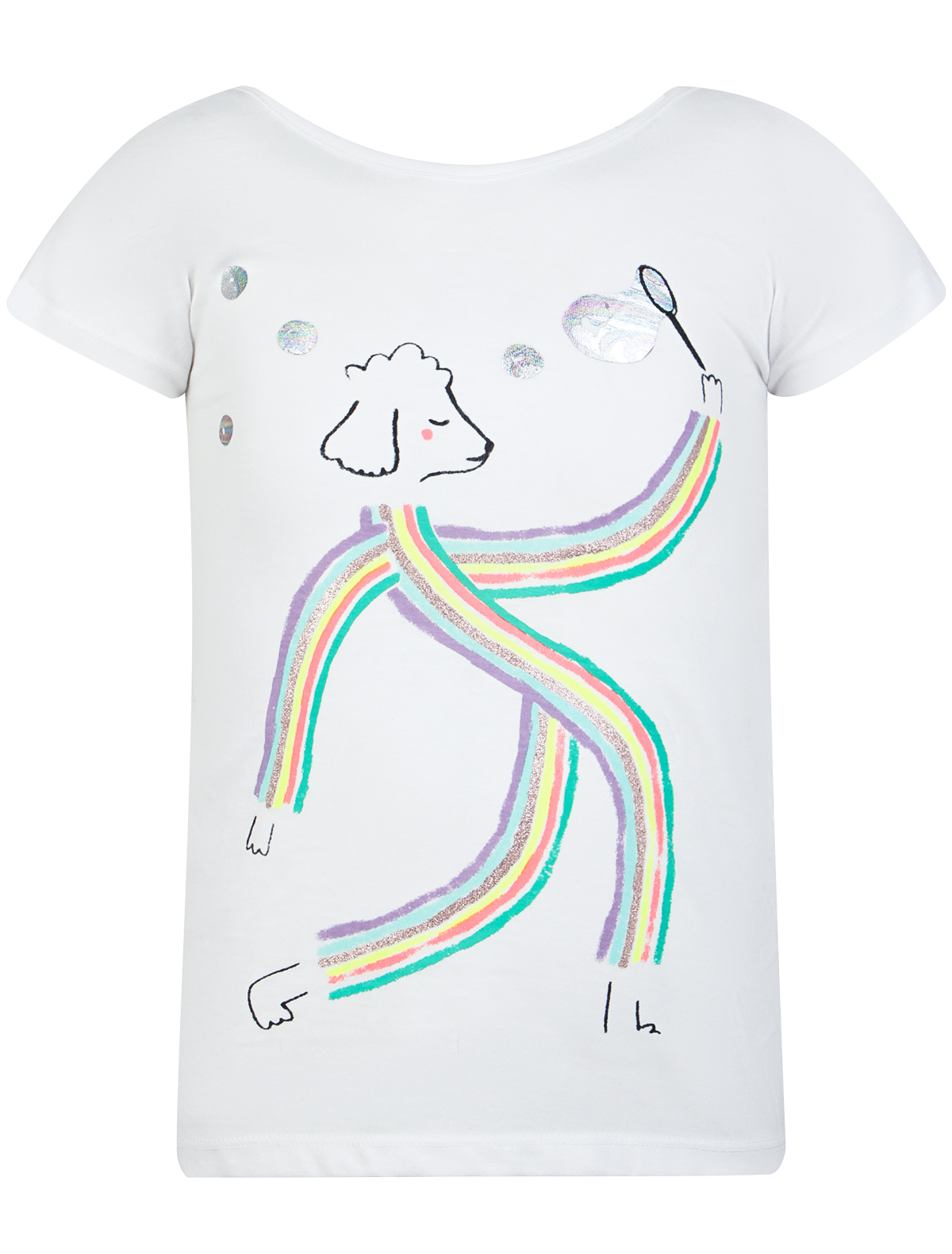 

Футболка Billieblush для девочек U15625 10B белый 92, U15625 10B