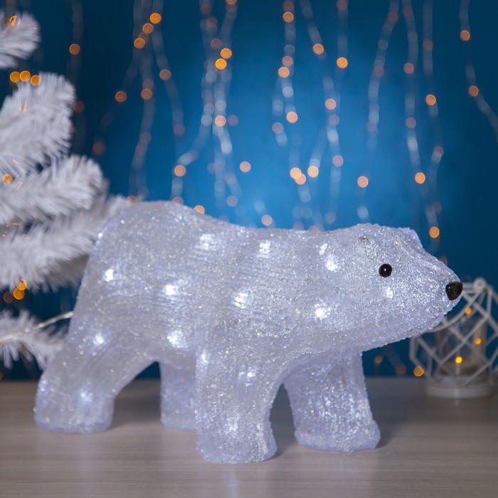 

Световая фигура Luazon Lighting Медведь 2310850 белый холодный, Медведь