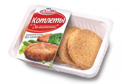 

Котлеты свино-говяжьи Алекон Домашние замороженные 480 г