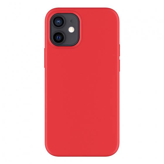 

Чехол силиконовый для iPhone 12 Mini (5.4), good quality, X-CASE, красный