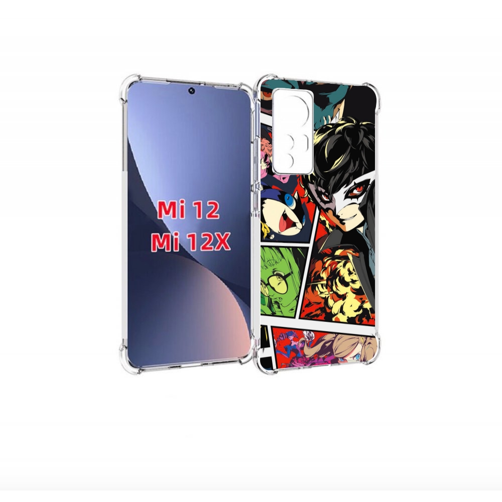 

Чехол бампер MyPads Persona 5 art для Xiaomi 12., Прозрачный, Tocco