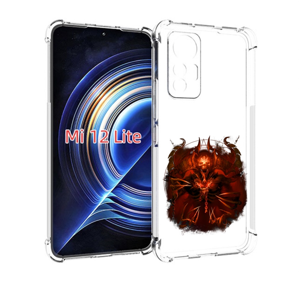 Чехол MyPads яркий демон для Xiaomi 12 Lite