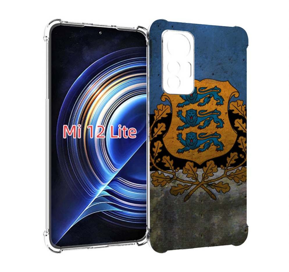 

Чехол MyPads герб флаг эстонии для Xiaomi 12 Lite, Прозрачный, Tocco