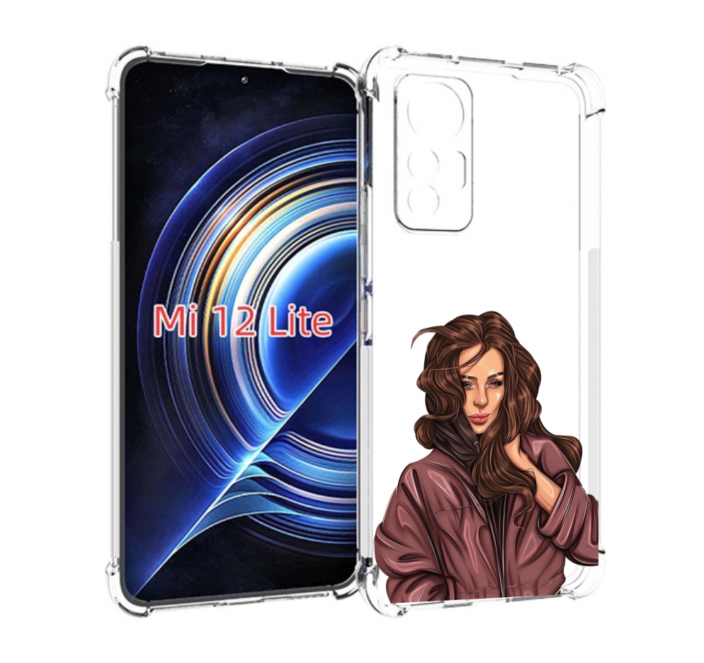 

Чехол MyPads Арт рисунок девушки для Xiaomi 12 Lite, Прозрачный, Tocco