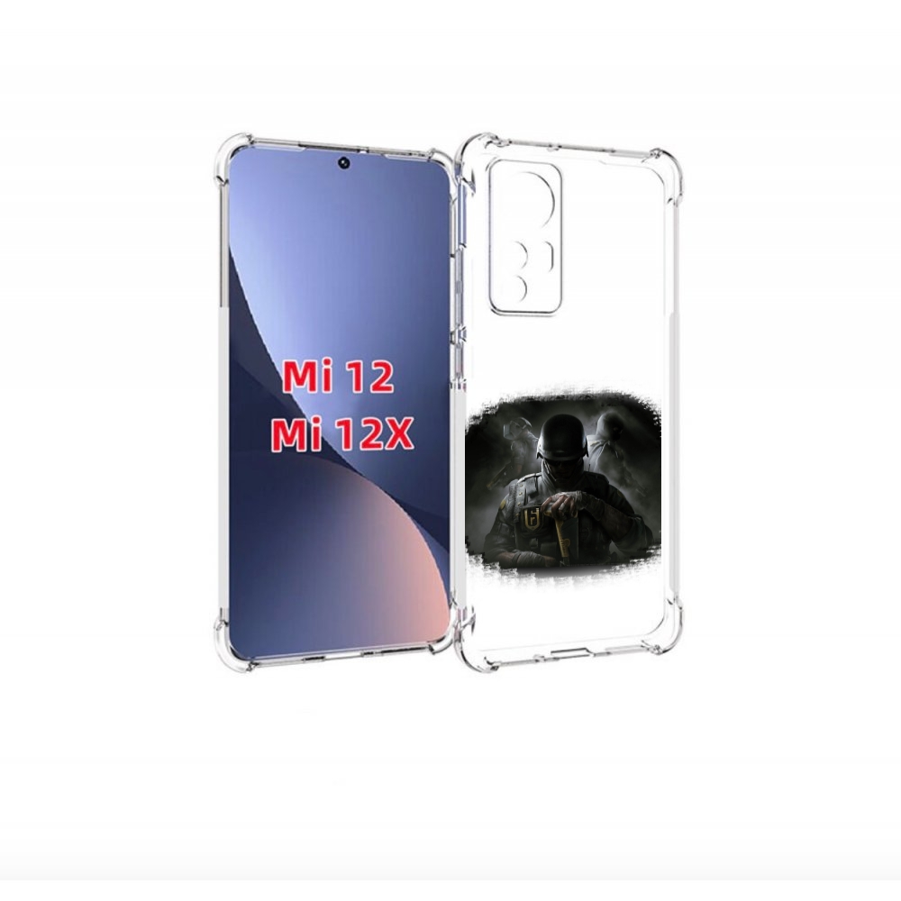 

Чехол бампер MyPads Rainbow Six Siege для Xiaomi 12., Прозрачный, Tocco