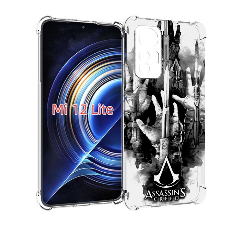 

Чехол MyPads Assassin's Creed скрытый клинок для Xiaomi 12 Lite, Прозрачный, Tocco