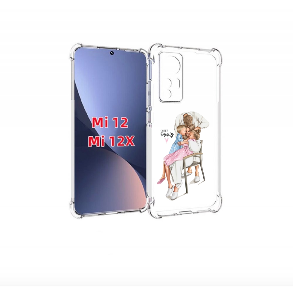 

Чехол бампер MyPads Super-family для Xiaomi 12., Прозрачный, Tocco