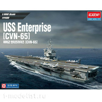 фото 14400 academy 1/600 американский ударный авианосец uss enterprise cvn-65