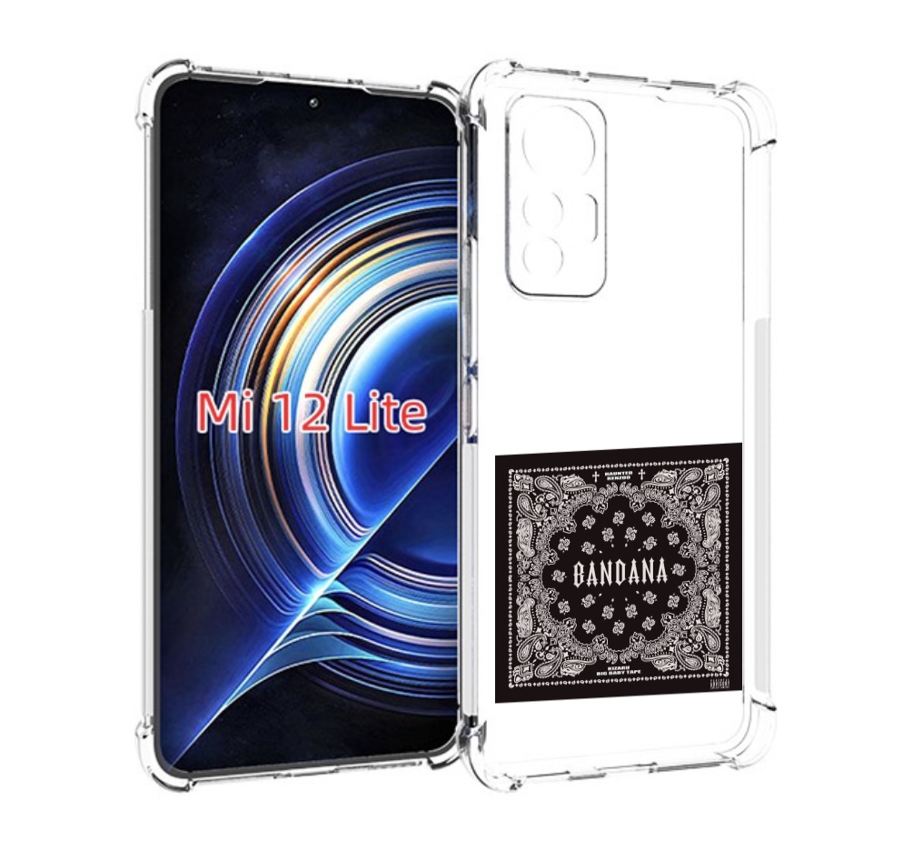 

Чехол MyPads Bandana I Big Baby Tape для Xiaomi 12 Lite, Прозрачный, Tocco