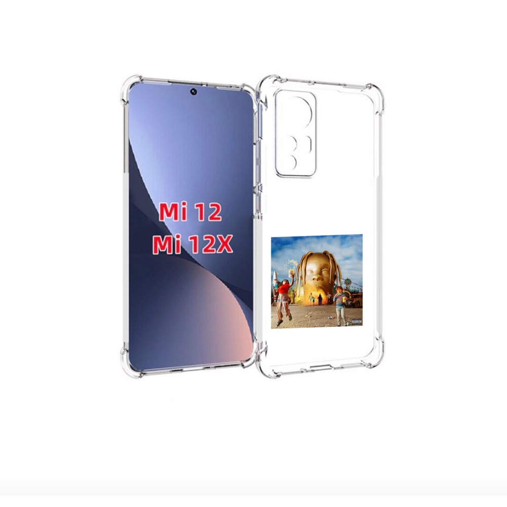 

Чехол бампер MyPads Travis Scott - Astroworld для Xiaomi 12., Прозрачный, Tocco