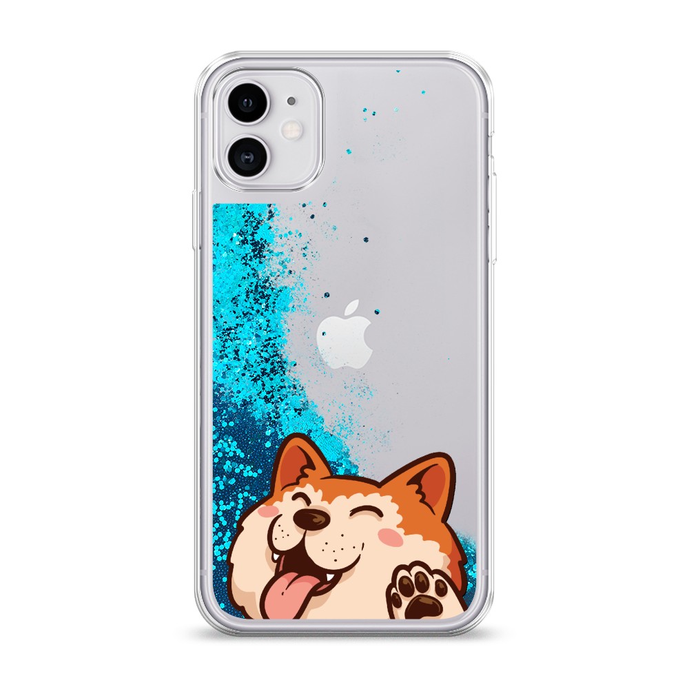 

Чехол Awog на Apple iPhone 11 / Айфон 11 "Акита-ину машет", Разноцветный, 12193-1