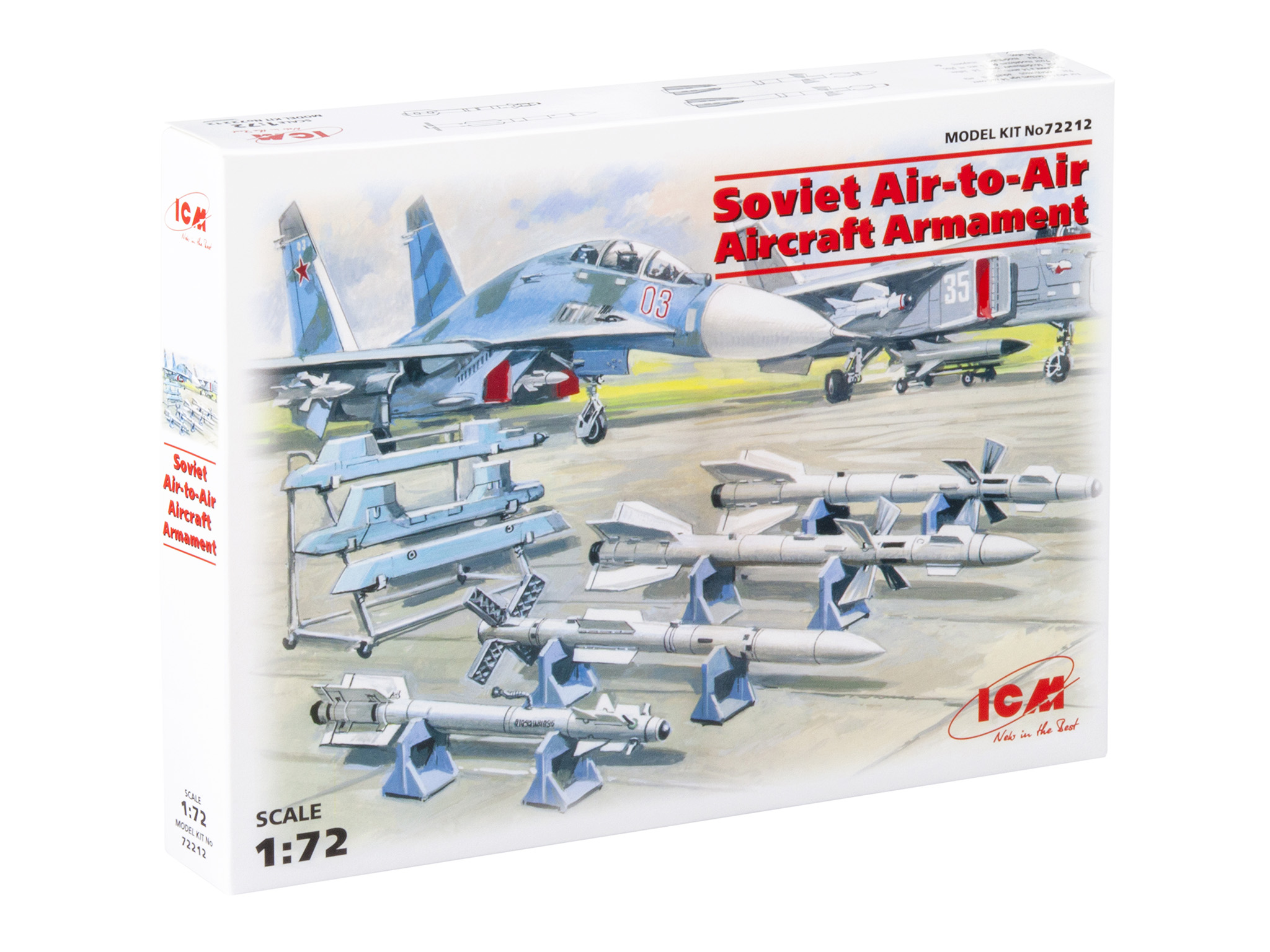 

Сборная модель ICM 1/72 Советское авиавооружение «воздух-воздух»72212
