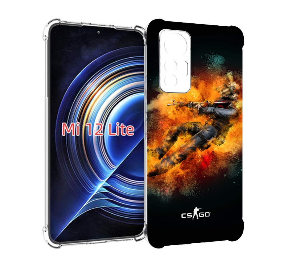 

Чехол MyPads CS-go-Контр-террорист мужской для Xiaomi 12 Lite, Прозрачный, Tocco