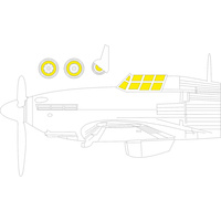 

CX607 Eduard 1/72 Окрасочная маска для Hurricane Mk. IIc