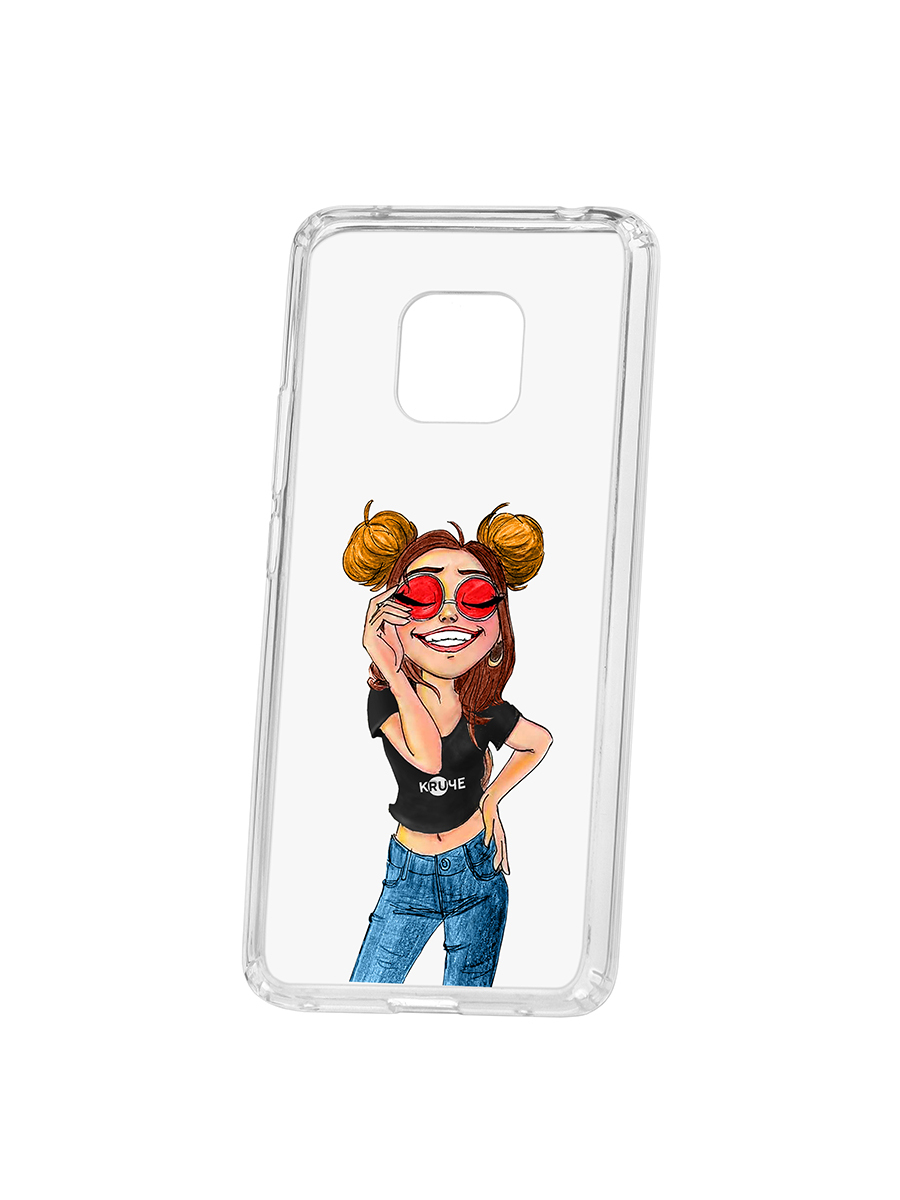 фото Чехол на huawei mate 20 pro kruche print smiling кruче