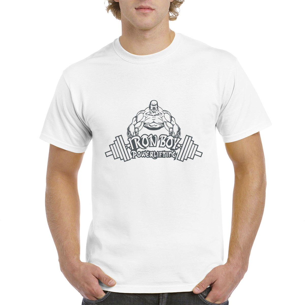

Футболка унисекс CoolPodarok M0113411 белая 42 RU, Белый, M0113411