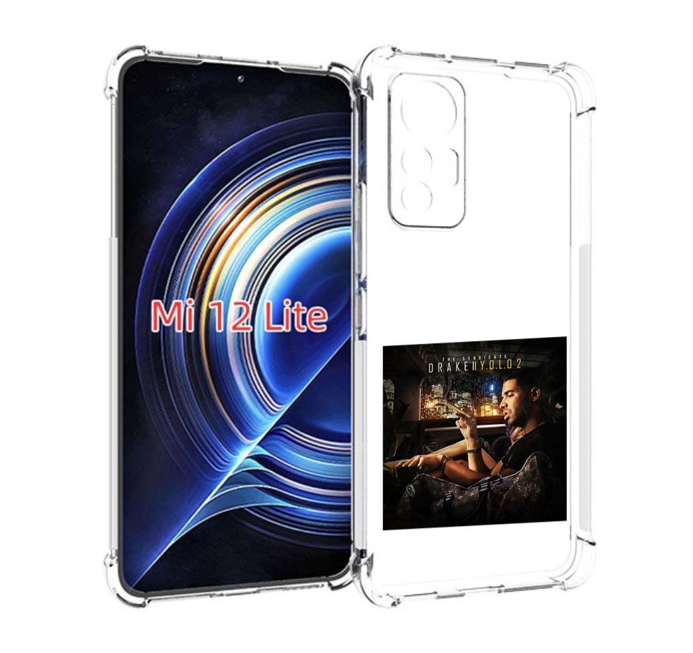 

Чехол MyPads Drake - You Only Live Once 2 для Xiaomi 12 Lite, Прозрачный, Tocco