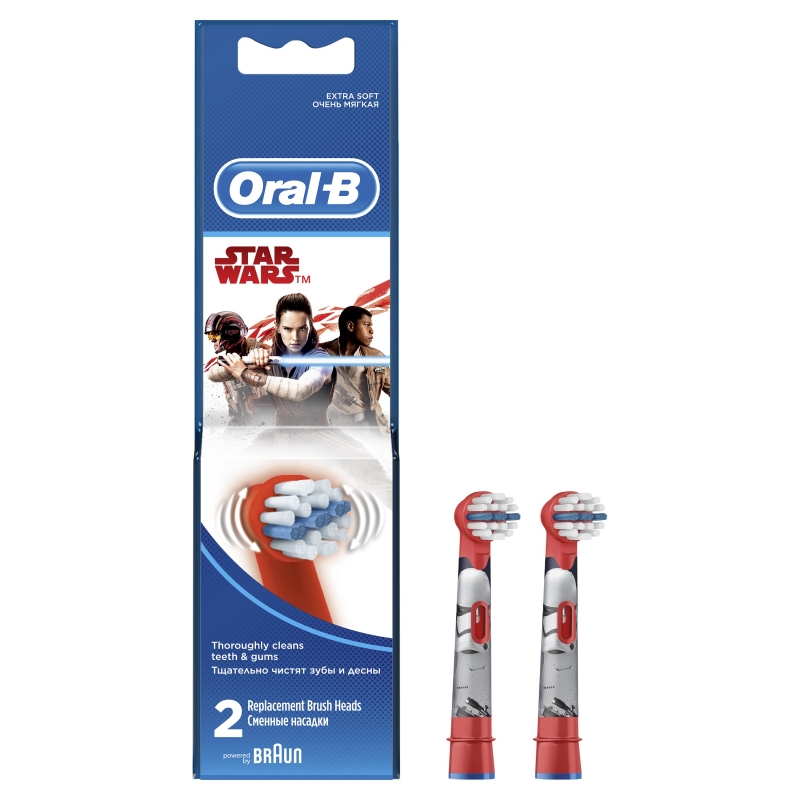 Насадка для электрической зубной щетки Oral-B EB10 Star Wars насадка для электрической зубной щетки oral b eb10 star wars