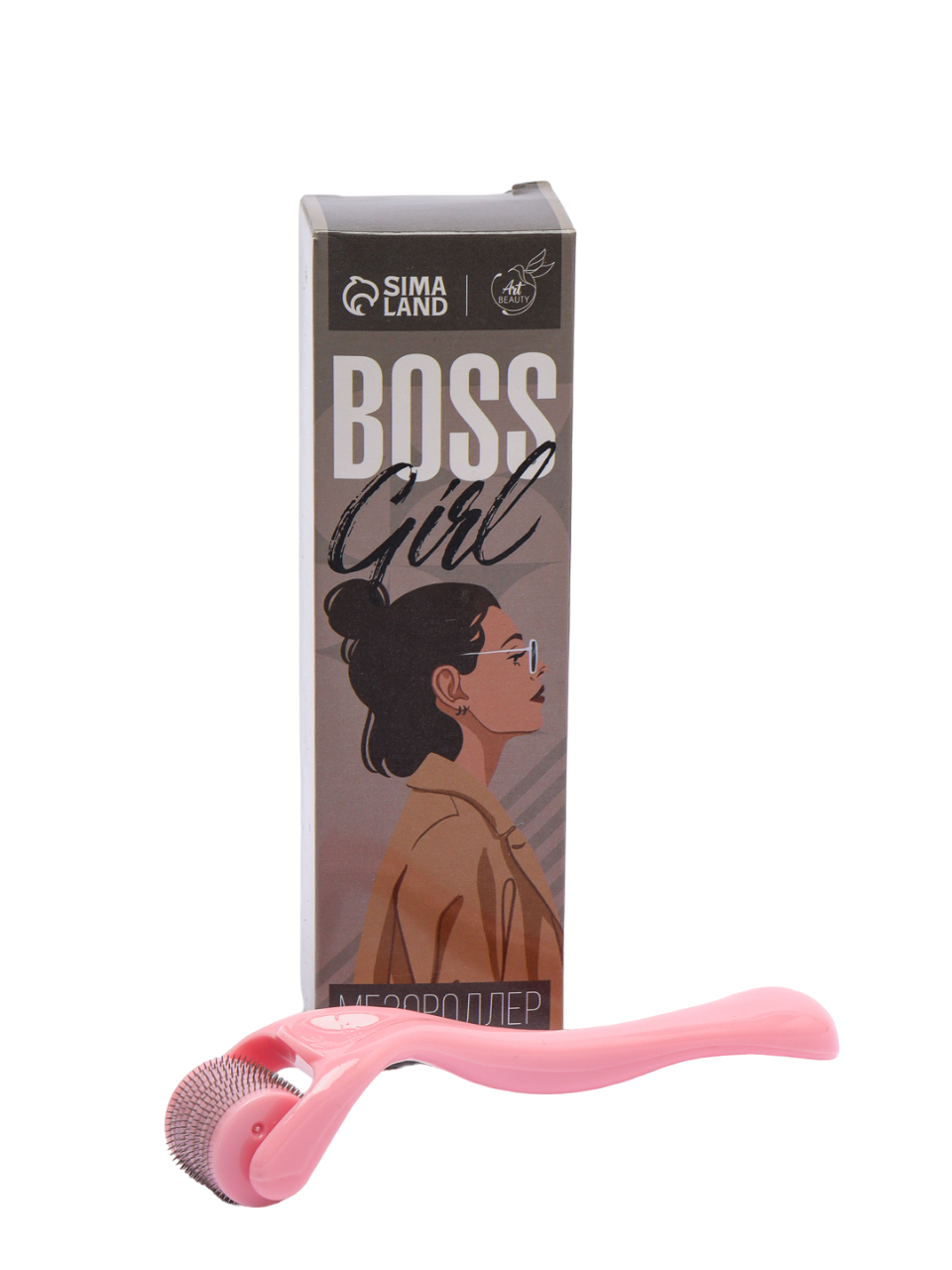 

Мезороллер «Boss girl» 1 мм 540 игл, Розовый, Art beauty_массажеры