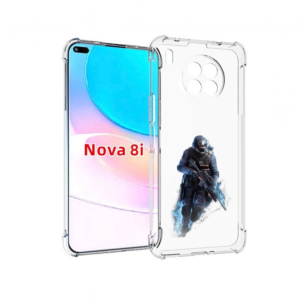 

Чехол бампер MyPads спецназ-ксго для Huawei Nova 8i, Прозрачный, Tocco