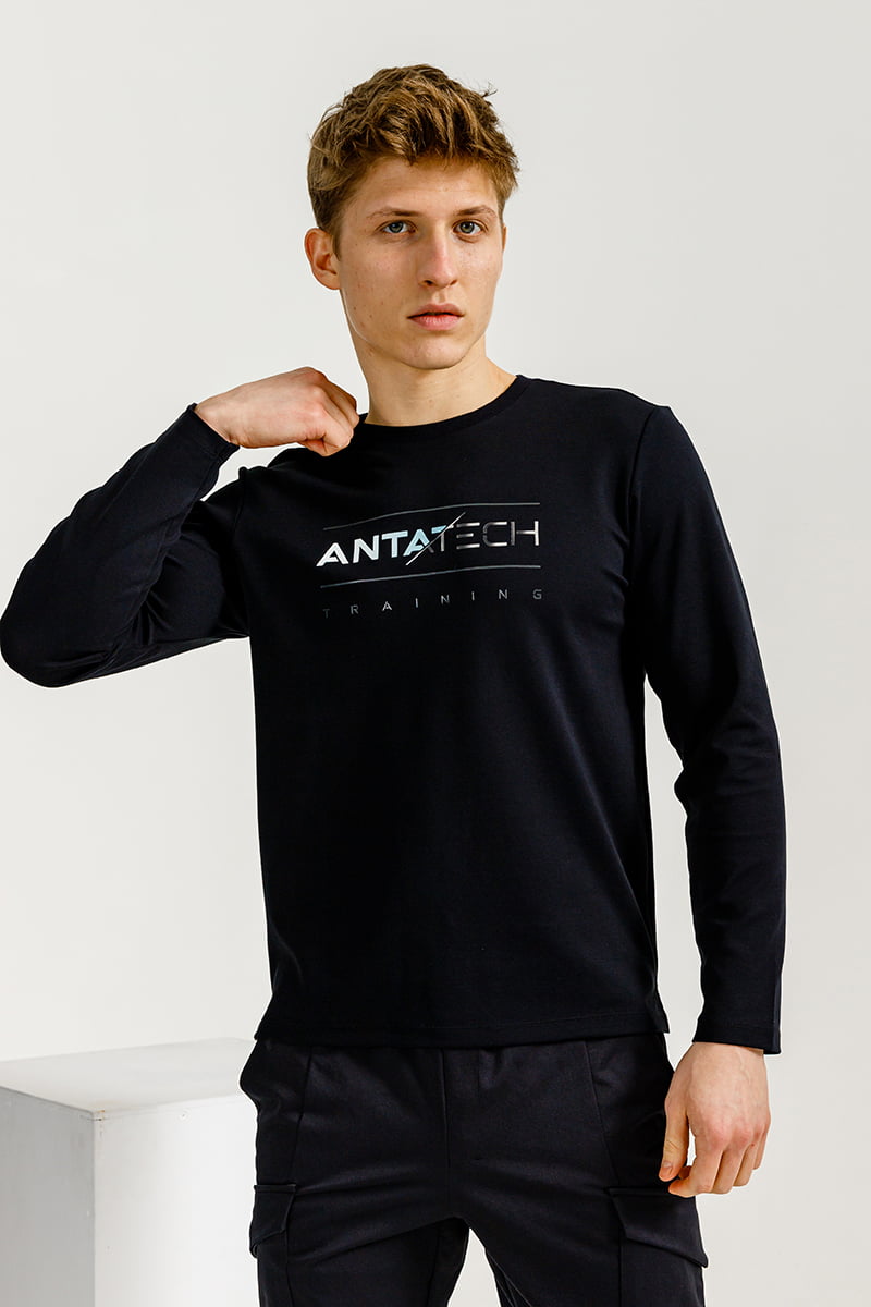 Лонгслив мужской Anta Training Ecocozy 852317405 M черный