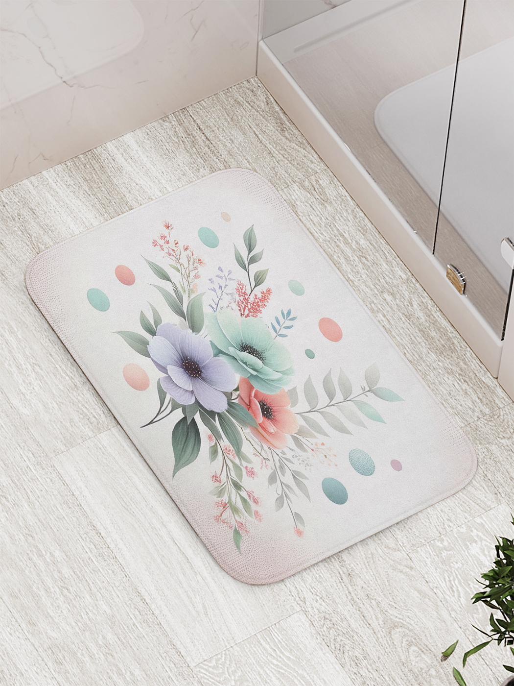 

Коврик для ванной и туалета мягкий JoyArty "Пастельная композиция", bath_sd3330