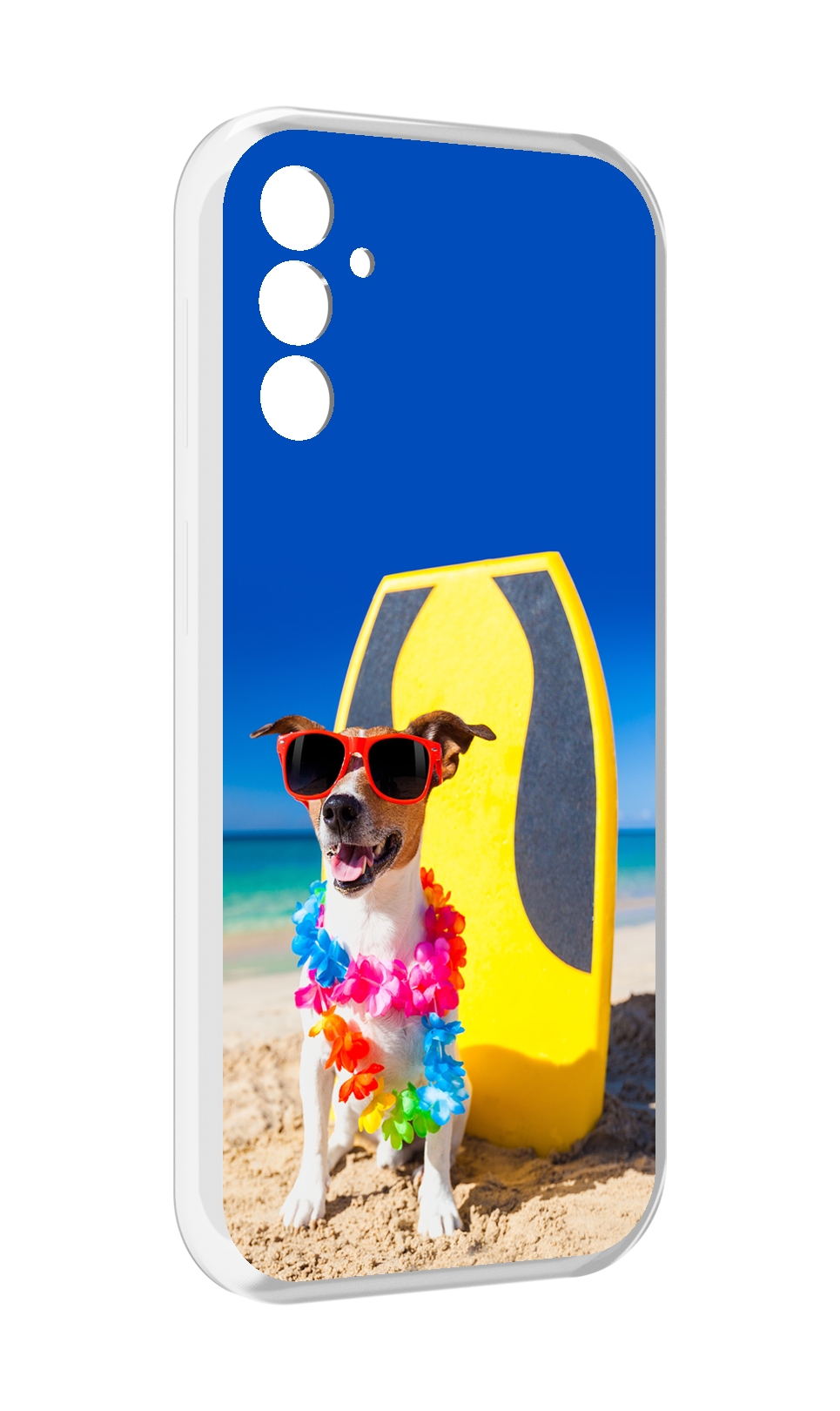 

Чехол MyPads Гавайская-собака для Samsung Galaxy M13, Прозрачный, Tocco