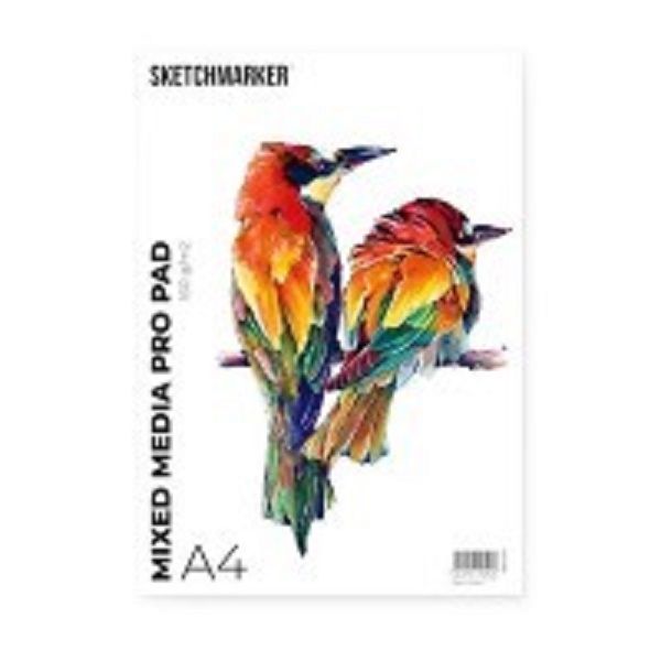 

Альбом-склейка для смешанных техник Sketchmarker Mixed media pro А4 30 л 160 г