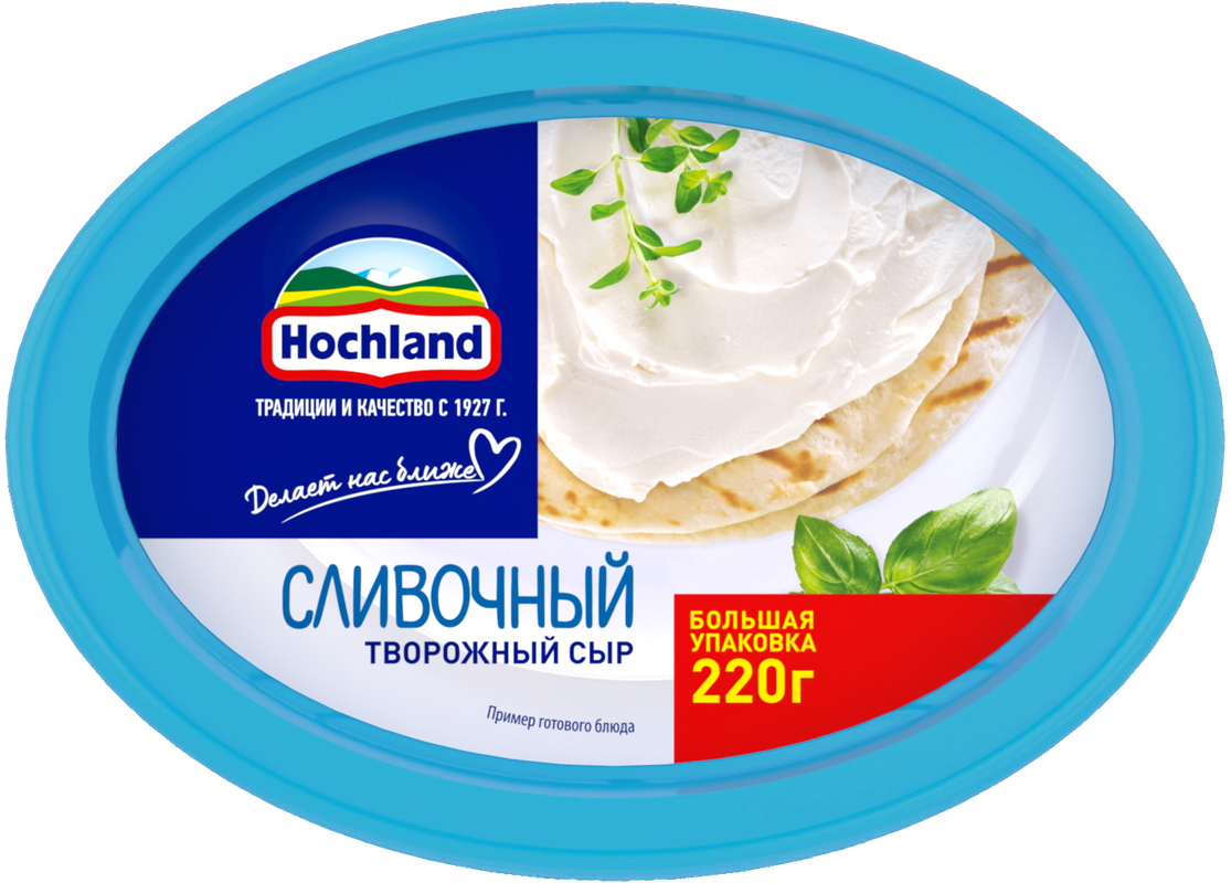 

Сыр творожный Hochland сливочный, 60%, 220 г