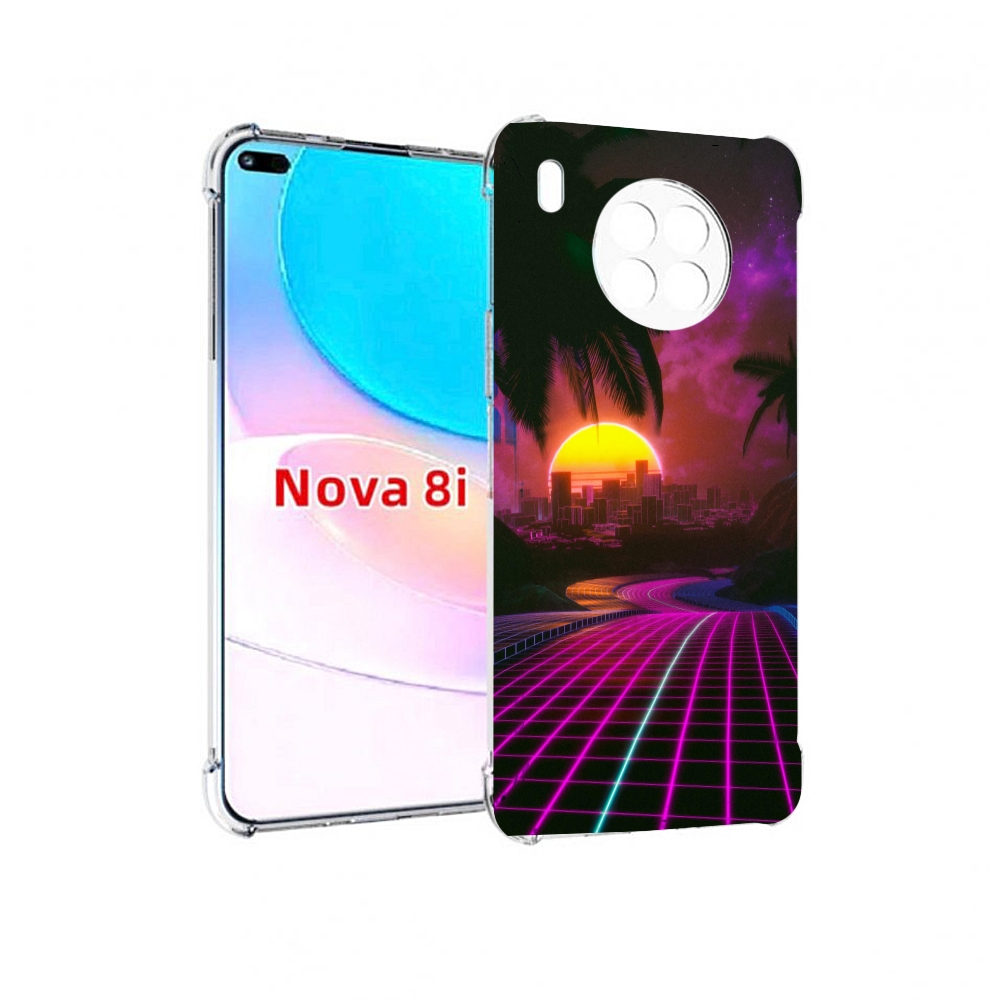 

Чехол бампер MyPads хотлайнмайами 2 для Huawei Nova 8i, Прозрачный, Tocco