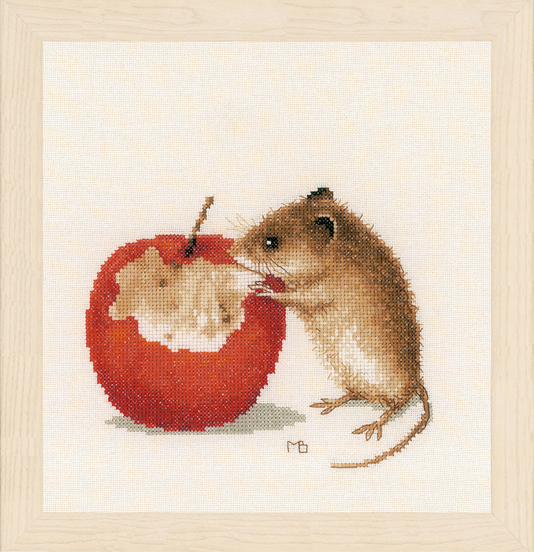 

Набор для вышивания на льне LANARTE "Little mouse", арт.PN 0175633