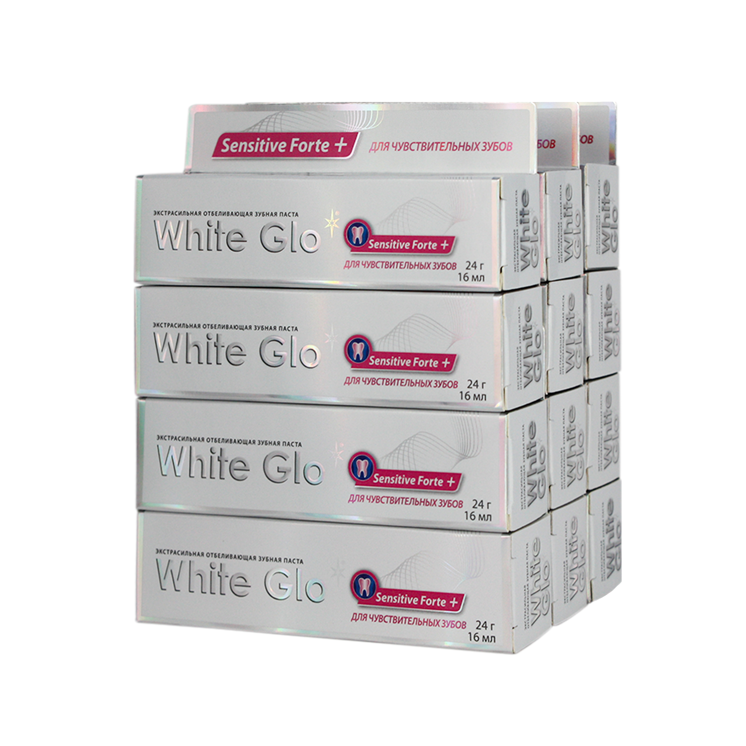 Зубная паста White Glo отбеливающая для чувствительных зубов 24 грамма 12 шт.