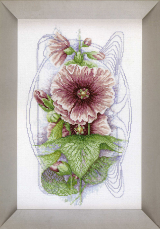 

Набор для вышивания на аиде LANARTE "Bristly Hollyhock", арт.PN 0008220