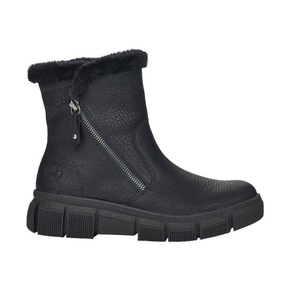 

Полусапоги женские Rieker 24935029 черные 39 EU, Черный, 24935029