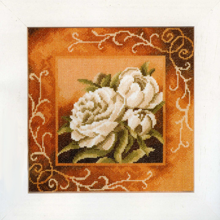 

Набор для вышивания на хлопке LANARTE "Large Peonies in Sepia", арт.PN 0008107