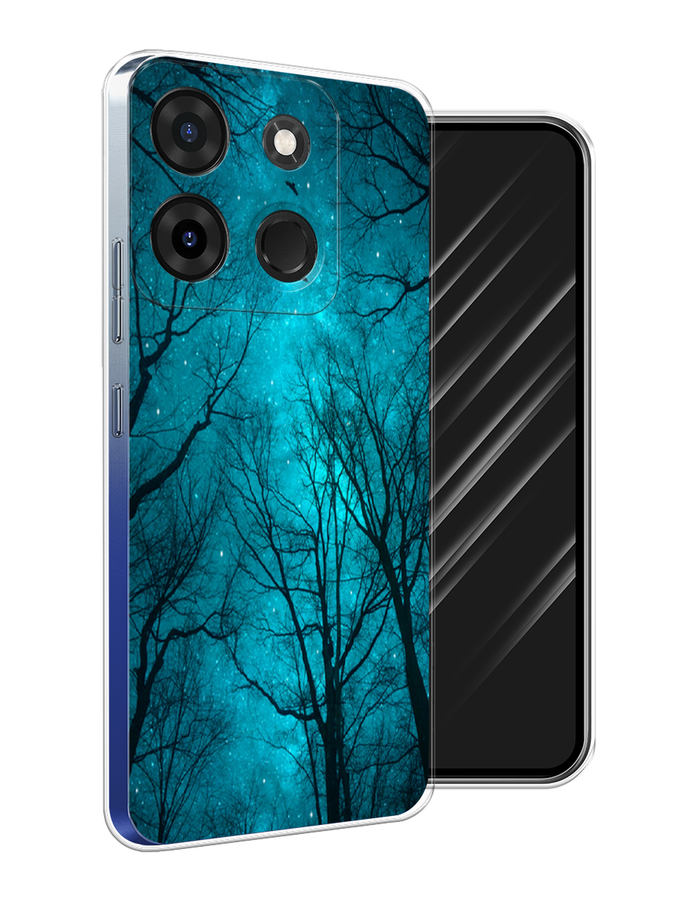 

Чехол Awog на Infinix Smart 7 Plus "Сказочный лес", Черный;бирюзовый, 3103950-4