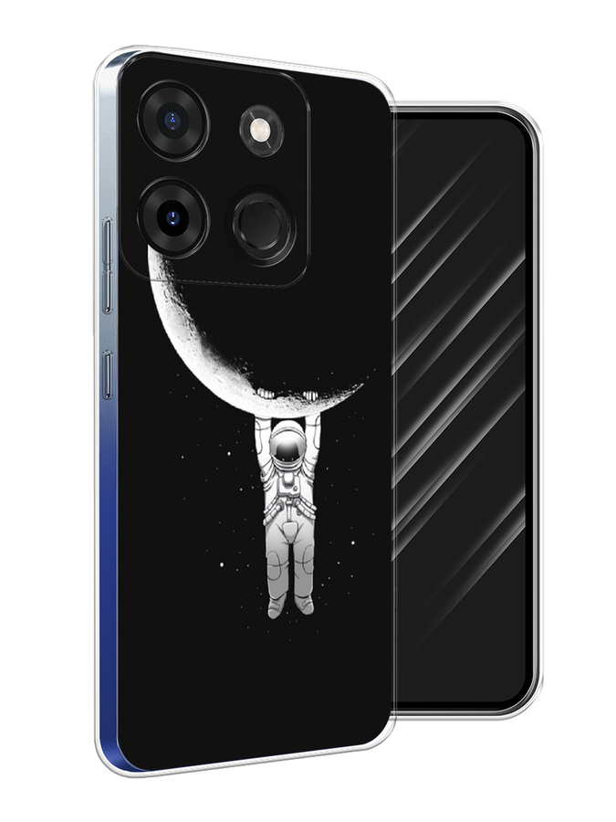 

Чехол Awog на Infinix Smart 7 Plus "Космонавт", Белый;черный, 3103950-4