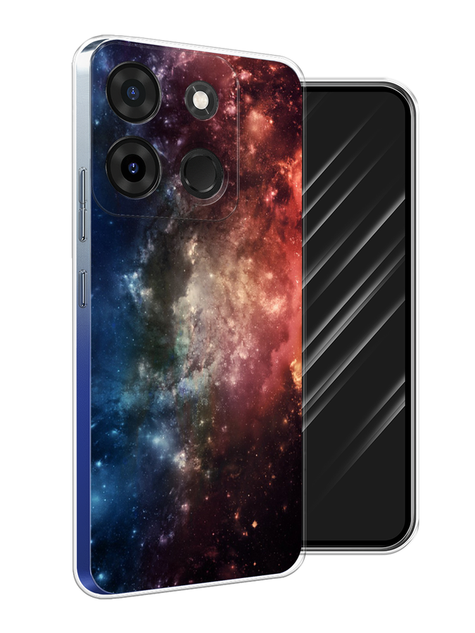 

Чехол Awog на Infinix Smart 7 Plus "Космос", Синий;бежевый;красный, 3103950-4