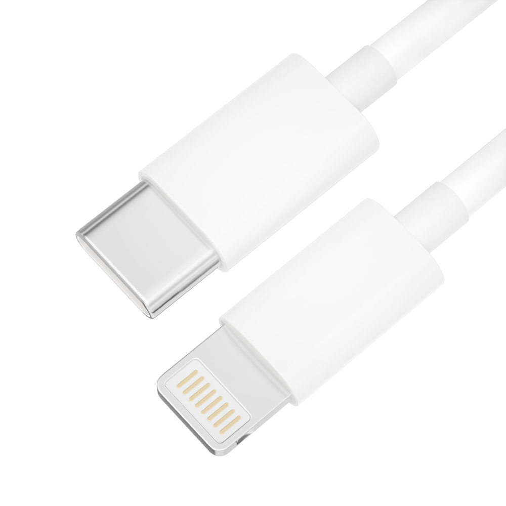 фото Кабель lightning/type-c - usb gcr gcr-ippd25 1 м белый