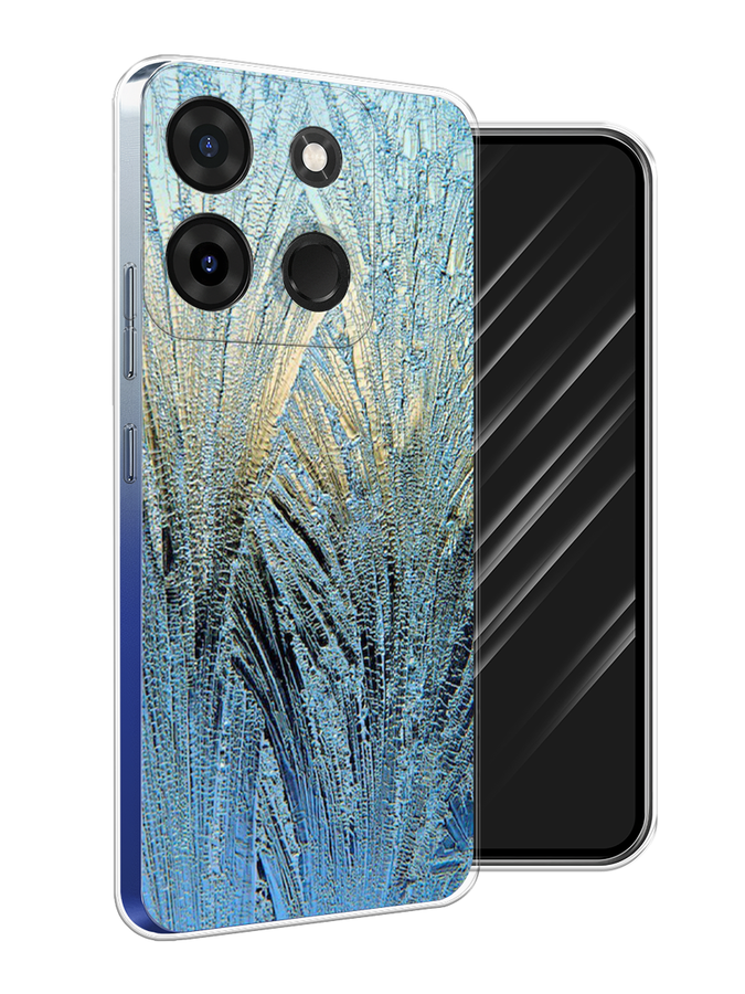 

Чехол Awog на Infinix Smart 7 Plus "Лёд", Голубой, 3103950-4