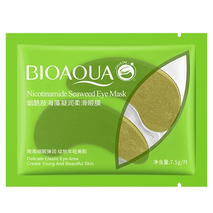 

Набор, Bioaqua, Патчи с водорослями для области вокруг глаз, 7,5 г, 5 шт.