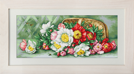 фото Набор для вышивания luca s "цветы в корзине", арт.g504 luca-s