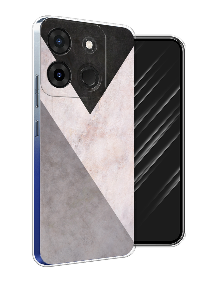 

Чехол Awog на Infinix Smart 7 Plus "Геометричный мрамор", Бежевый, 3103950-3