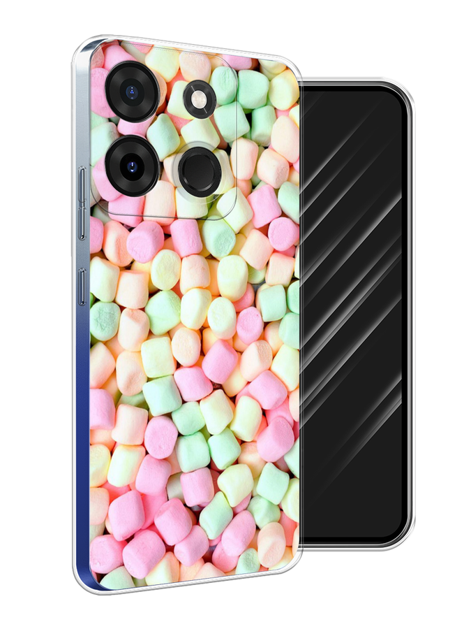 

Чехол Awog на Infinix Smart 7 Plus "Marshmallows", Зеленый;желтый;розовый, 3103950-10